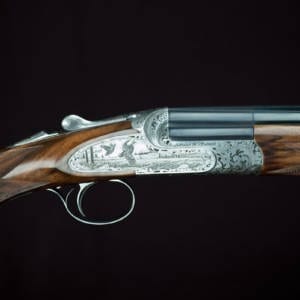 Famars Excalibur Quail Gun Sideplates 28 Gauge Shotgun