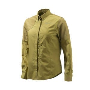 Beretta Womens Light Brown Upland Frontload Shirt