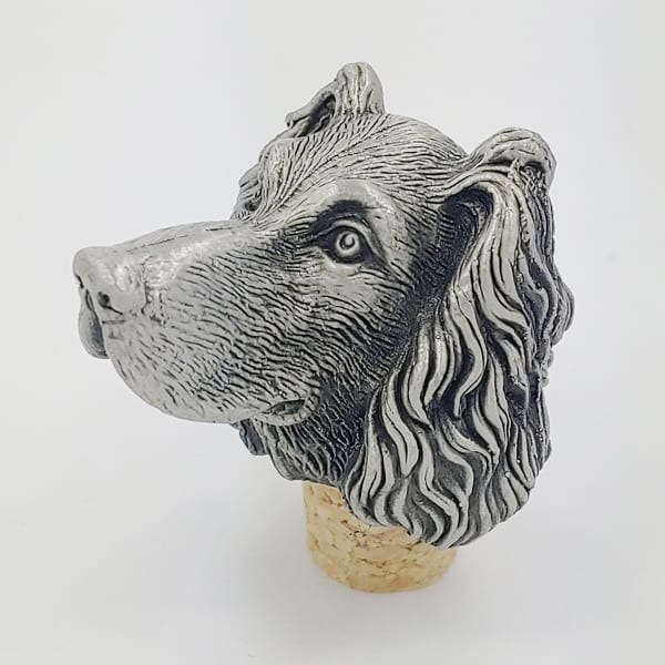 Beretta Spaniel Bottle Stopper, 2.5" 1 Beretta Spaniel Bottle Stopper 2.5"