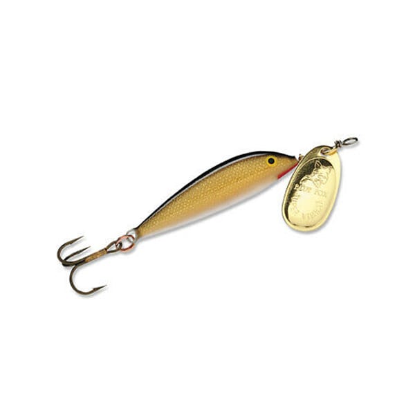 Blue Fox Minnow Spin Spinner Lure, 1/8oz - Gold/Plated Gold 1 Blue Fox Minnow Spin, 1/8 Lure Gold/Plated Gold