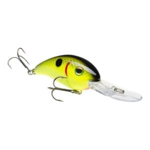 Strike King ProModel Crank Bait S3XD Black Back Chartreuse