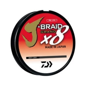Daiwa JBGD8U20-150GL, 150yd J-Braid Grand x8 Gray Line