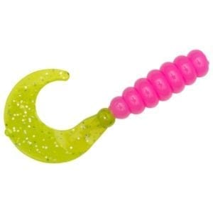 Strike King Mr. Crappie Grub - Electric Chicken