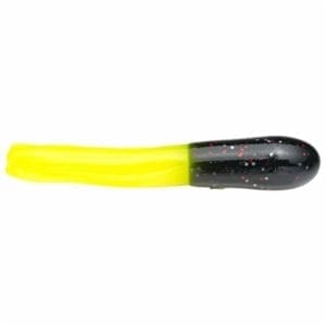 Strike King Mr. Crappie Tube - Tuxedo Black Chartreuse