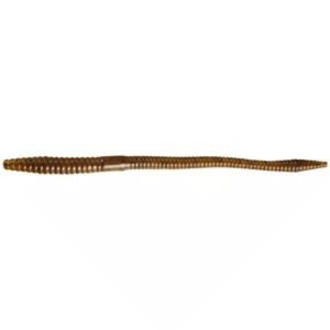 Zoom Trick Worm Lure, 20 Pack - Green Pumpkin