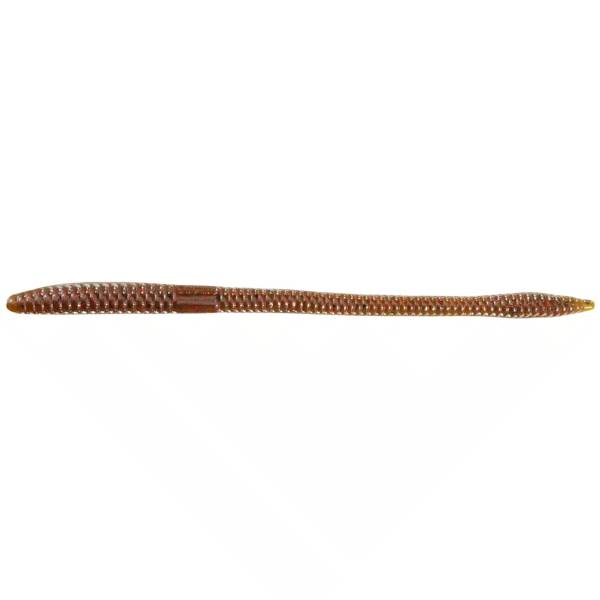 Zoom Trick Worm Fishing Lures - Green Pumpkin Red 1 Zoom Trick Worm Lure, 20 Pack - Green Pumpkin Red