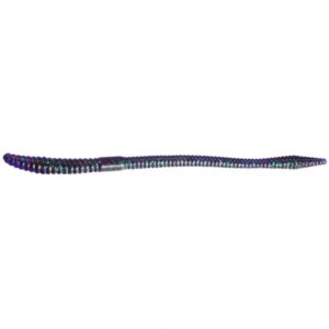 Zoom Trick Worm Lure, 20 Pack - Junebug