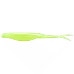 Zoom Super Fluke Lure - Chartreuse Pearl