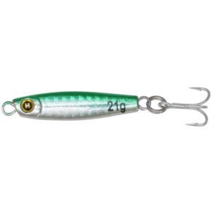 Hogy Lure Company 2" (3/4oz) Heavy Minnow Jig VMC Treble - HM Green
