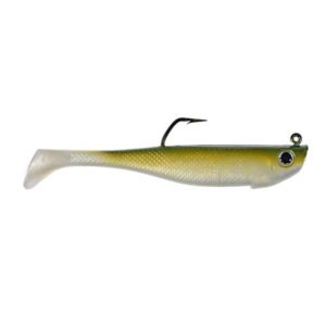 Hogy ProTail PT41P-OL 1.25oz 4.25" Paddle Pre-Rigged Soft Bait Lure