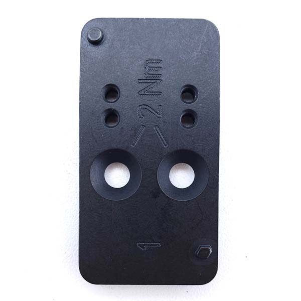 Heckler and Koch Optics Plate #1 for VP9 Optic Ready Models 1 HK VP9 Mounting Plate Optic Cut Meopta MOE Sight III