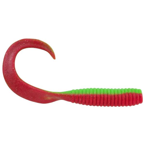 SW GULP GRUB 4" NUCLEAR CHICK 1 Berkley Gulp! Saltwater Grub Lure - Nuclear Chicken