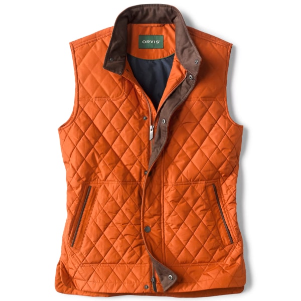 Preserve Embroidered Orvis RT7 Performance Recycled Quilted Vest - Various Colors 1 Preserve Orvis RT7 Performance Recycled Quilted Vest - Bourbon
