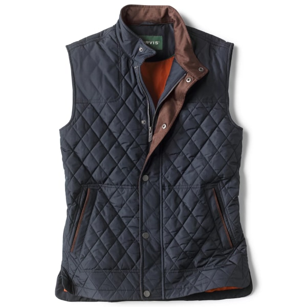 Preserve Embroidered Orvis RT7 Performance Recycled Quilted Vest - Various Colors 3 Preserve Orvis RT7 Performance Recycled Quilted Vest - Navy