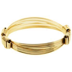 Safari Jewelry Lightweight 14kt Solid Gold 5-Strand Bracelet