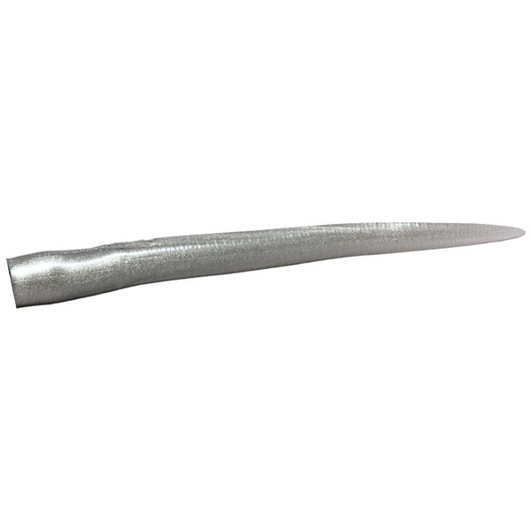 RonZ Replacement Tails, 6" - Silver Metallic 1 RonZ Replacement Tails Fishing Lure - Silver Metallic