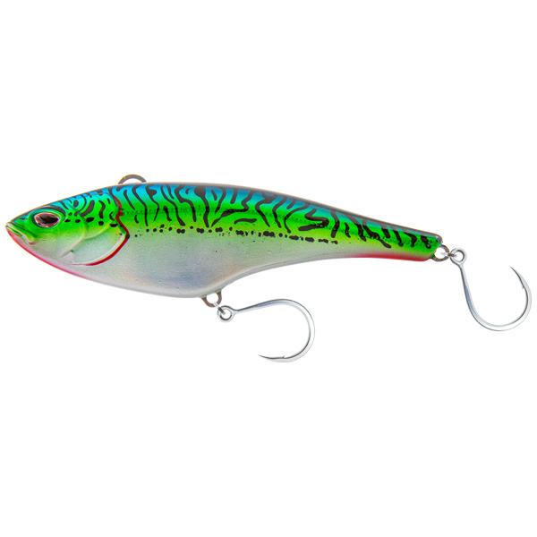 Nomad Tackle Madmacs 160 High Speed Fishing Lure, 6" - Silver Green Mackerel 1 Nomad Tackle Madmacs High Speed Fishing Lure - Silver Green Mackerel