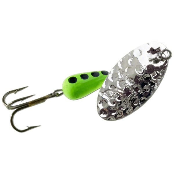 Panther Martin Hammered Regular Spinner Lure, 1/8oz - Silver 1 Panther Martin Hammered Regular Fishing Lure - Silver