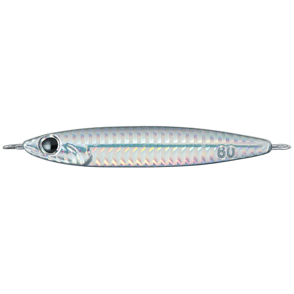 Daiwa Zakana Casting Jig 60g - Silver 1 Daiwa Zakana Casting Jig Lure - Silver