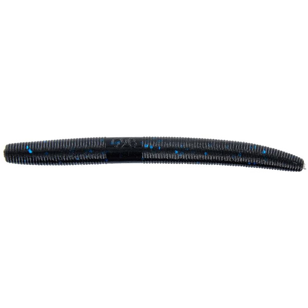 Yamamoto Baits Senko Fishing Lure, 5" - Black with Large Blue Flakes 1 Yamamoto Baits Senko Fishing Lure - Black with Large Blue Flakes