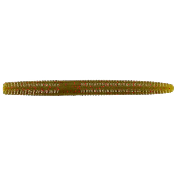 Yamamoto Baits Senko Fishing Lure, 4" - Light Green Pumpkin with Small Red Flakes 1 Yamamoto Baits Senko Fishing Lure - Light Green Pumpkin with Small Red Flakes