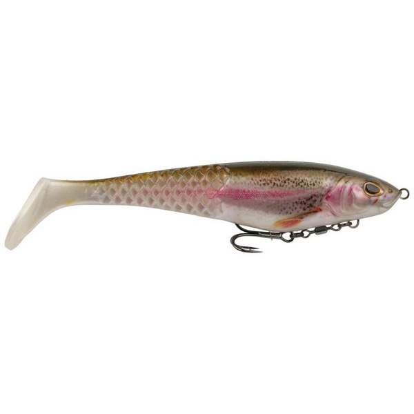 BERKLEY CULLSHAD 8" RAIN TROUT 1 Berkley PowerBait CullShad Fishing Lure, HD Rainbow Trout