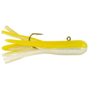 Berkley PowerBait Pre-Rigged Atomic Tubes Fishing Lures - Yellow Back