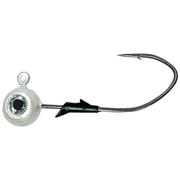 Eagle Claw Lazer Sharp Pro-V Eagle Eye Jig Lures, 1/8oz - Pearl 1 Eagle Claw Lazer Sharp Pro-V Eagle Eye Jig Lures - Pearl