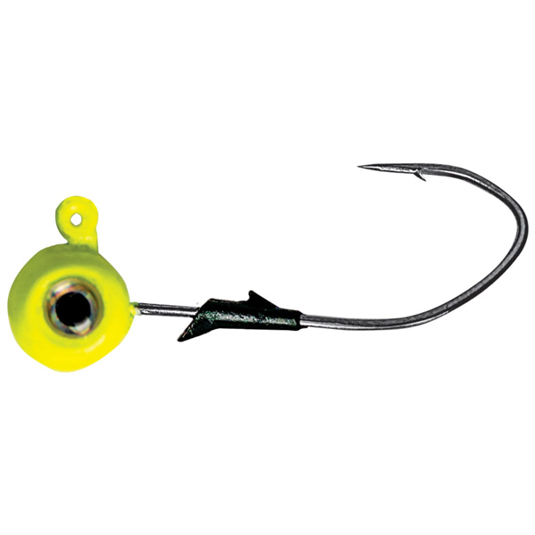 Eagle Claw Lazer Sharp Pro-V Eagle Eye Jig Lures, 1/4oz - Chartreuse 1 Eagle Claw Lazer Sharp Pro-V Eagle Eye Jig Lures - Chartreuse