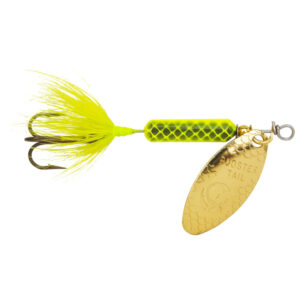 Yakima Bait Original Rooster Tail Treble Fishing Lure - Chartreuse