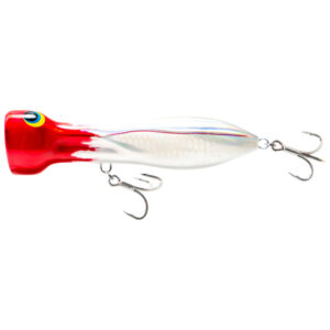 Nomad Tackle Chug Norris Popper Fishing Lure - Fireball Red Head