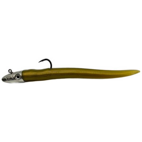 RonZ Big Game Series Rigged Fishing Lure, 3oz - Sand Eel 1 RonZ Big Game Series Rigged Fishing Lure - Sand Eel
