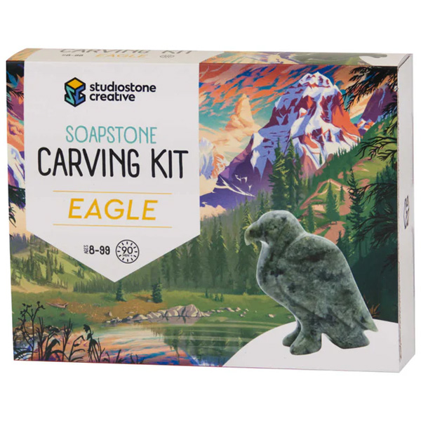 Studiostone Creative Eagle Soapstone Carving Kit 1 Studiostone Creative Eagle Soapstone Carving Kit