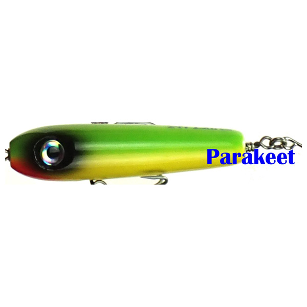 247 Lures Mully Junior Spook Fishing Lure - Parakeet 1 247 Lures Mully Junior Spook Fishing Lure - Parakeet