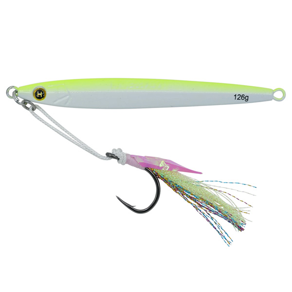 Hogy Lure Company Sand Eel Jig Teaser Assist Hook Fishing Lure, 5.5" - Albie Crack 1 Hogy Lure Company Sand Eel Jig Teaser Assist Hook Fishing Lure, 5.5" - Albie Crack