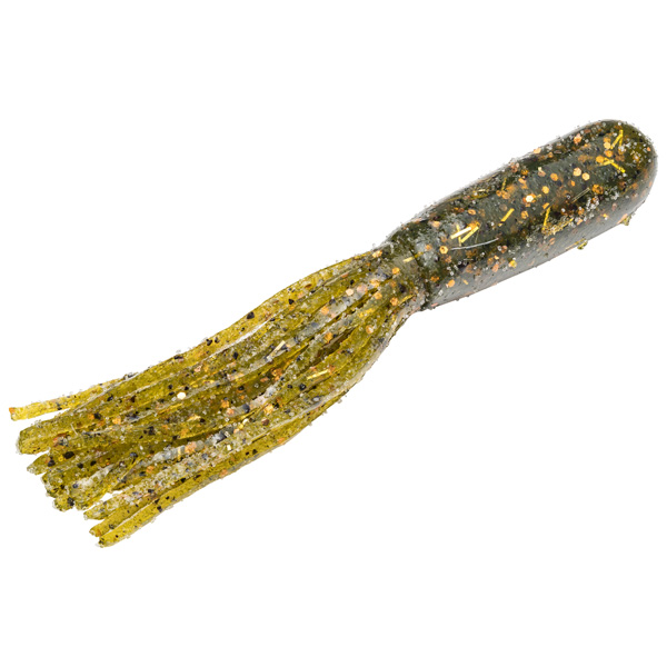 Strike King Coffee Tube Fishing Lure, 3.5" - Watermelon Seed with Gold and Copper Flake 1 Strike King Coffee Tube Fishing Lure - Watermelon Seed with Gold and Copper Flake