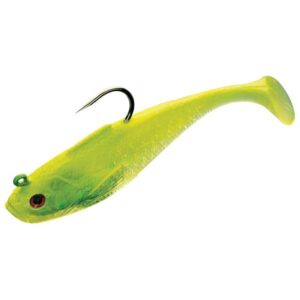 Tsunami Heavy Holographic Swim Shad Soft Baits - Limetreuse