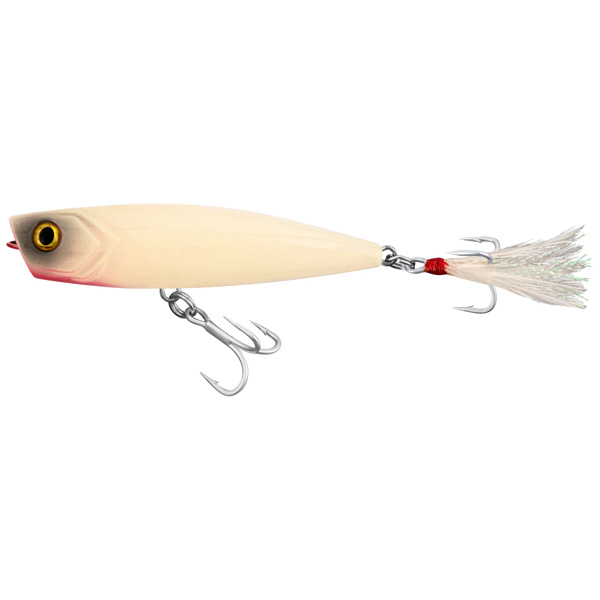 Tsunami Tidal Pro IPOP Popper 4" - Bone 1 Tsunami Tidal Pro IPOP Popper Fishing Lure - Bone
