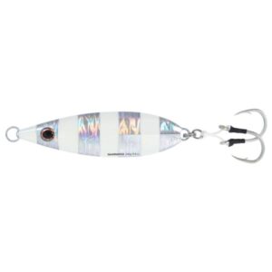 Shimano Butterfly Flat-Fall Jig Lure - Zebra Glow