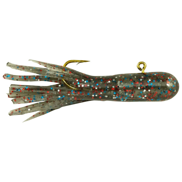 Berkley PowerBait Pre-Rigged Atomic Tubes Fishing Lures, 1/32oz - Smoke Rainbow Sparkle 1 Berkley PowerBait Pre-Rigged Atomic Tubes Fishing Lures - Smoke Rainbow Sparkle