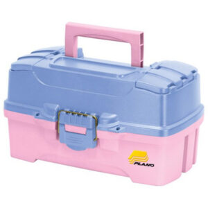 Plano Two-Tray Tackle Box - Pink/Periwinkle