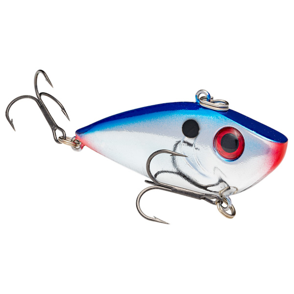 Strike King Red Eyed Shad Hard Bait Lure, 1/4oz - Chrome Blue 1 Strike King Red Eyed Shad Hard Bait Lure - Chrome Blue