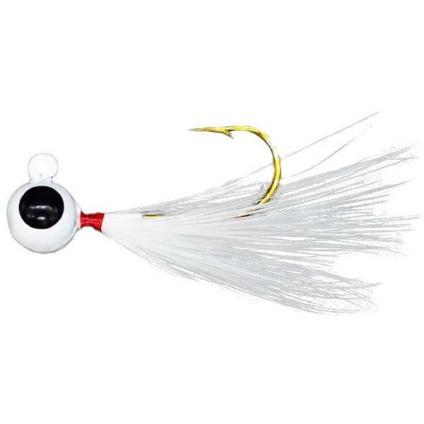 Leland's Lures Pop-Eye Jig Lures, 1/32oz - White 1 Leland's Lures Pop-Eye Jig Lures - White