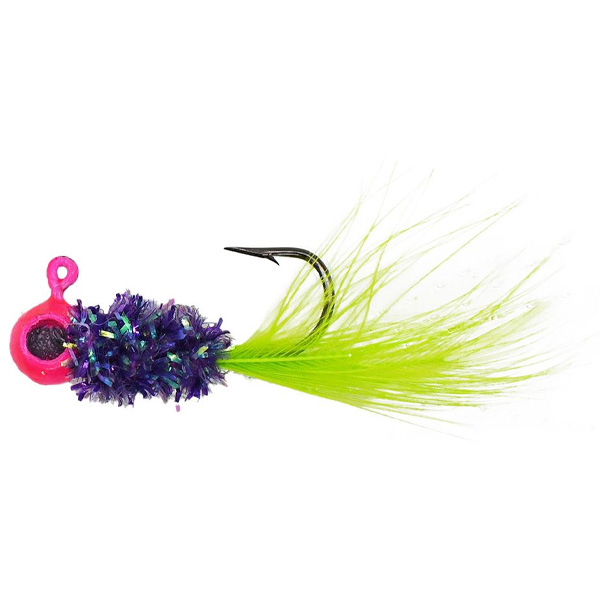 Leland's Lures Eye Hole Hair Jig Lures - Purple Rain 1 Leland's Lures Eye Hole Hair Jig Lures - Purple Rain