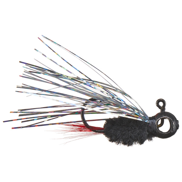 Leland's Lures Eye Hole Bream Boss Scent Holder Jig Lures - Black Gnat 1 Leland's Lures Eye Hole Bream Boss Scent Holder Jig Lures - Black Gnat