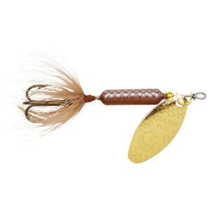 Yakima Bait Original Rooster Tail Treble Fishing Lure - Brown