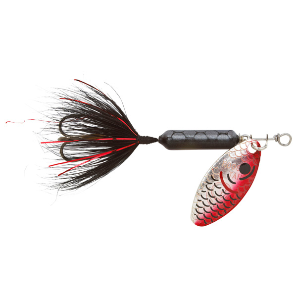 Yakima Bait Original Rooster Tail Treble Fishing Lure, 1/8oz - Tinsel Black 1 Yakima Bait Original Rooster Tail Treble Fishing Lure - Tinsel Black