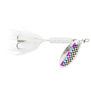 Yakima Bait Original Rooster Tail Treble Fishing Lure - Tinsel Shad