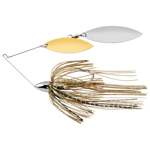 Lurenet War Eagle Nickel Frame Double Willow Spinnerbait Fishing Lure, 3/4oz - Mouse 1 Lurenet War Eagle Nickel Frame Double Willow Spinnerbait Fishing Lure - Mouse