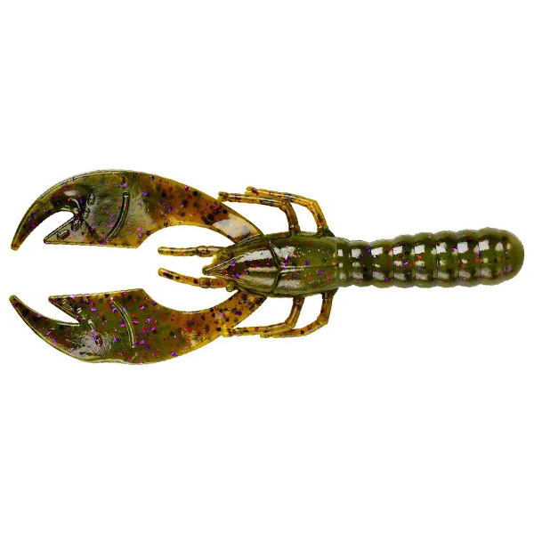 Lurenet YUM Craw Papi Soft Bait Lures, 3.75" - Green Pumpkin/Purple Flake 1 Lurenet YUM Craw Papi Soft Bait Lures - Green Pumpkin/Purple Flake
